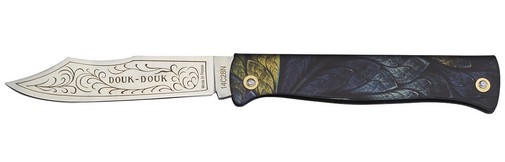Couteau Douk Douk noir lame carbone - Masterwork